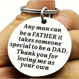 Father Thanks For Loving Me As You Own Love Stainless Keychain